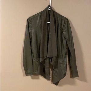 Blanknyc Draped Green Jacket- never worn